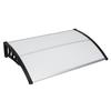 120x75cm Durable Door Canopy Awning Door & Window Awning for Outdoor Entrance Patio Sunshade