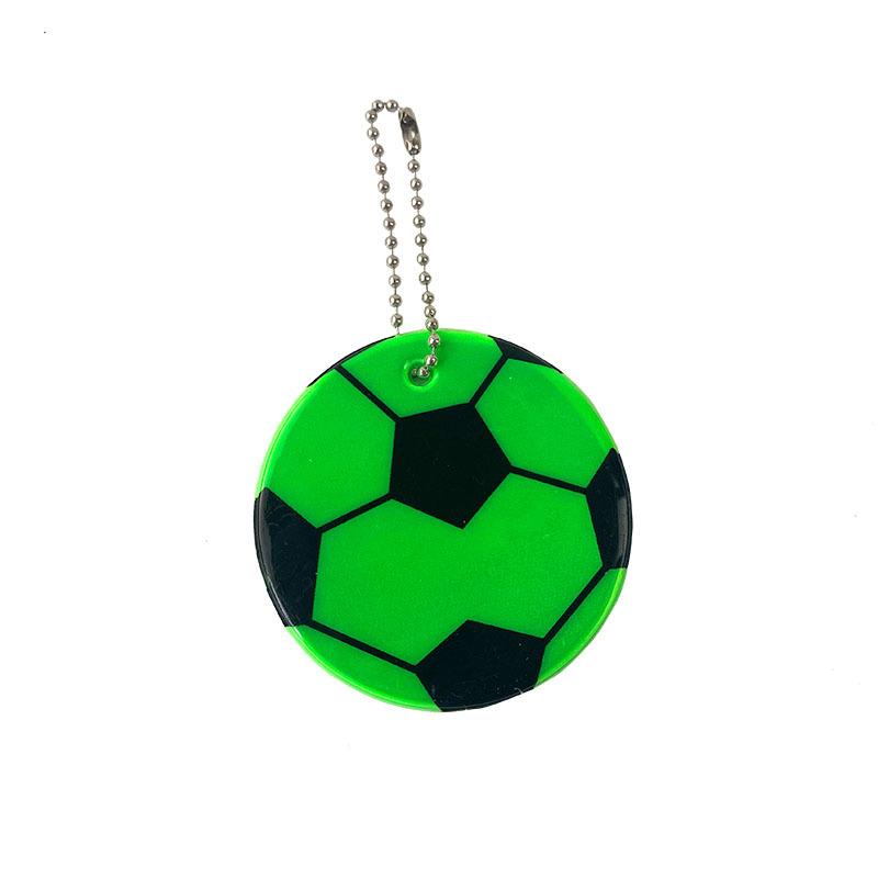 2Pcs Color Music  Safety Reflector Reflective Keychains Car Keyrings Charm Bag Accessories for Jacket BackPack Strollers Wheelchairs