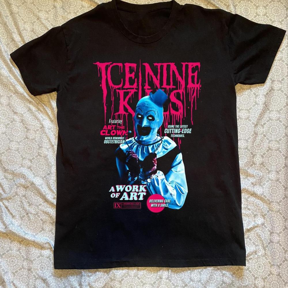

NEW Collection Ice Nine Kills Short Sleeve Black All Size T-Shirt AE130 Unisex T-Shirt XXXXL