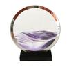 Moving Sands Art Picture Flowing Sand Dynamic Round Relaxing Toys Purple