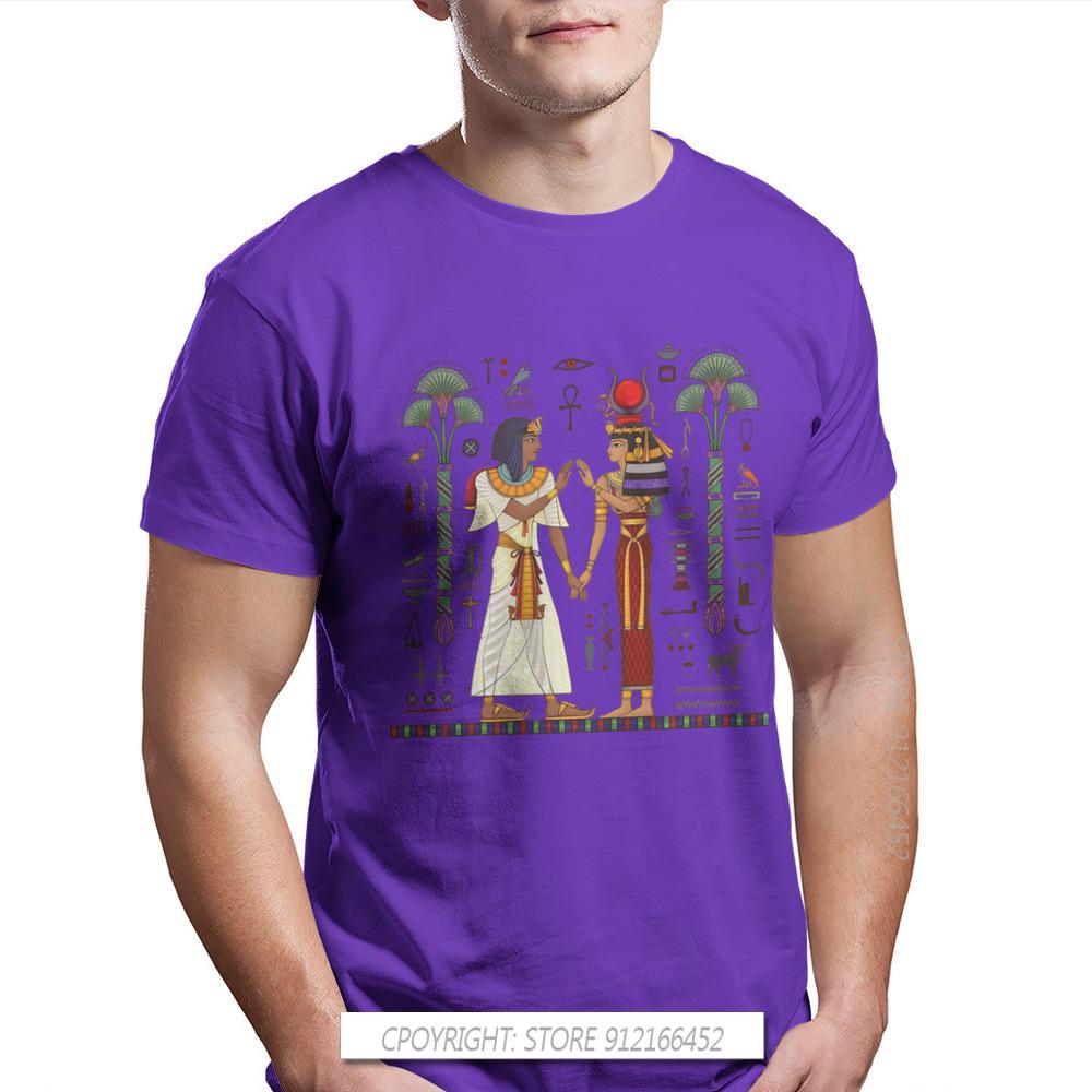 Ägyptisch Altes Ägypten Kultur Hieroglyphe Und Symbolalte Kultur Singen Und Symbol Männer T-Shirt Groß Reine Baumwolle Vintage T-Shirt