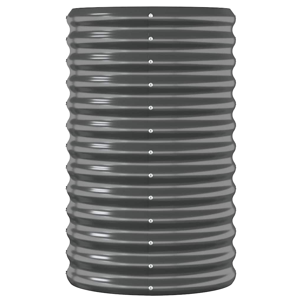 Vidaxl Raised Planter, Powder-Coated Steel 224X40X68 Cm