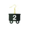 Resin Keychain Earrings Molds DIY Alphabet Number Casting Mold Jewelry Craft Making Tools for Making Hanging Ornaments