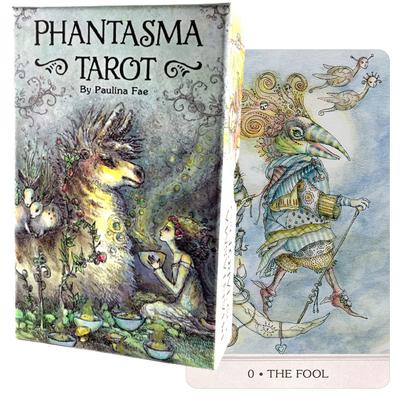Baralho de Tarô Phantasma para tarô inclui instrução japonesa produto autêntico I.I.J leituras de 78 cartas, manual,