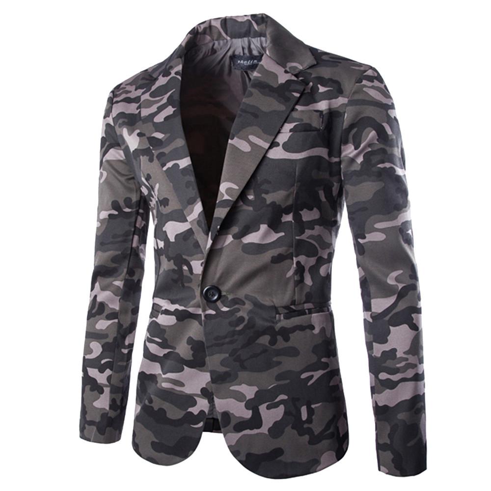 

Fashion Men s Winter Cardigan Camouflage Jacket Long Sleeve Coat Top XXL