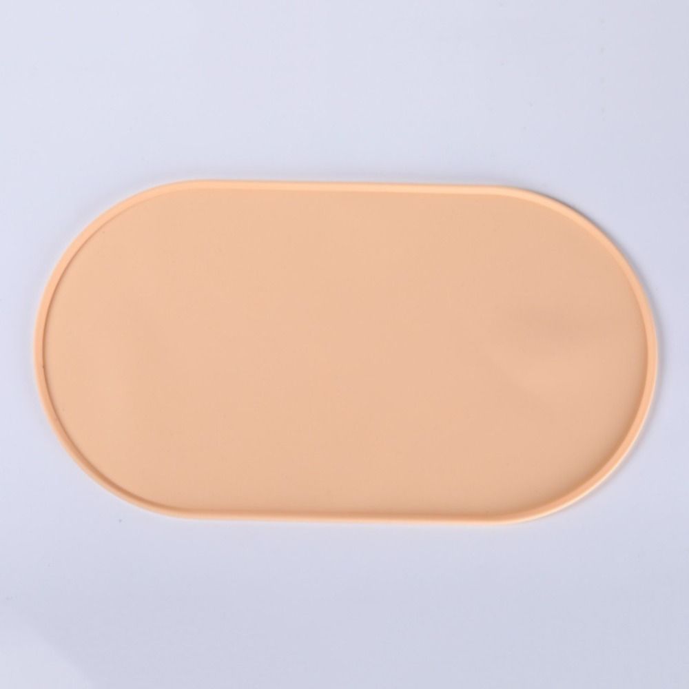 Durable Silicone Pet Bowl Mat Anti Overflow Anti-slip Pet Feeder Mats Non-stick Foldable Dog Drinking Pad for Dog Cat