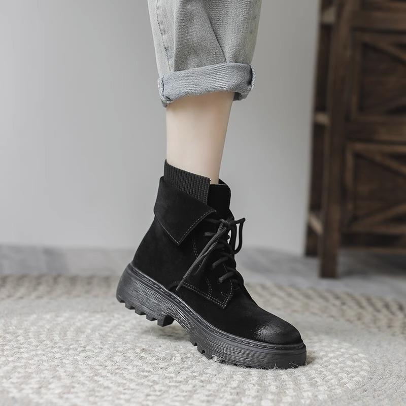 

Ретро ботинки Martin женские на платформе коричневые новые матовые универсальные весенние и осенние одинарные ботинки британские ботинки короткие ботинки модные 35