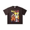 260 GSM Double Yarn 32 Count 100% Cotton Dragon Ball V56 Goku Print Unisex Heavy Cotton T Shirt