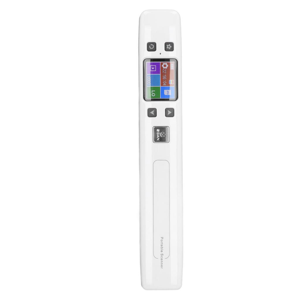 Portable Photo Scanner HD Color Screen Document Scanning Device for Home School Office Built In Battery White