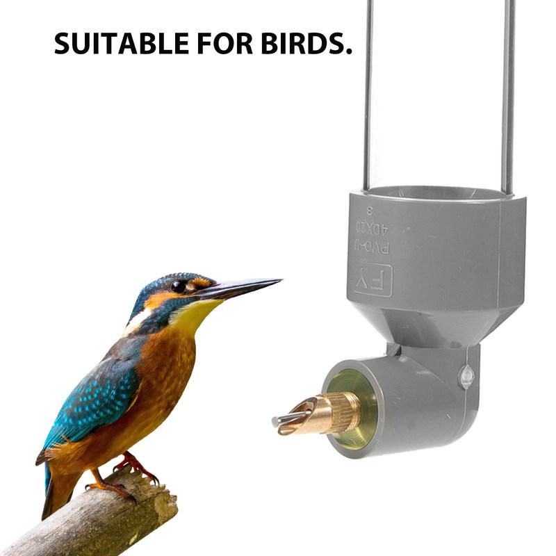 Parrot Water Dispenser Plastic Bird Cage Automatic Feeder Portable Stable Durable Pet Supplies Bird Water Dispenser
