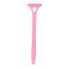 Foldable Ice Roller Long Handle Body Face Roller Handheld Hot Cold Dual Use Pink