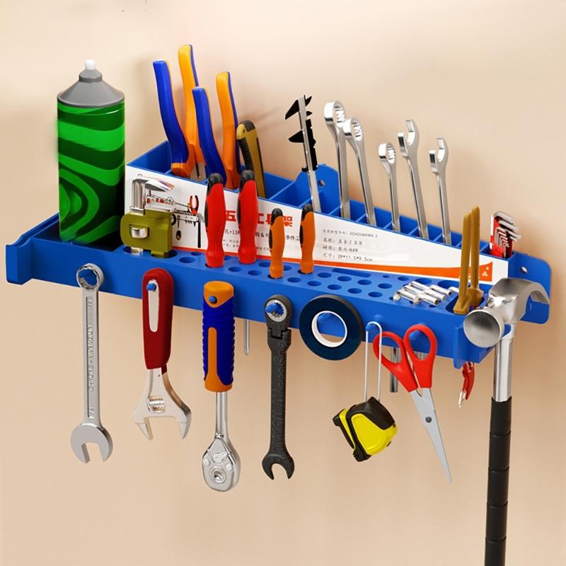 Screwdriver Organizer Wall Mounted Screwdriver Holder Screwdriver Rack Space Saving Wall Screwdriver Stand Hanger