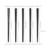 Non-Slip Sushi Chopsticks Dishwasher Safe Chinese Chopsticks New Black Chopsticks  Asian Cuisine