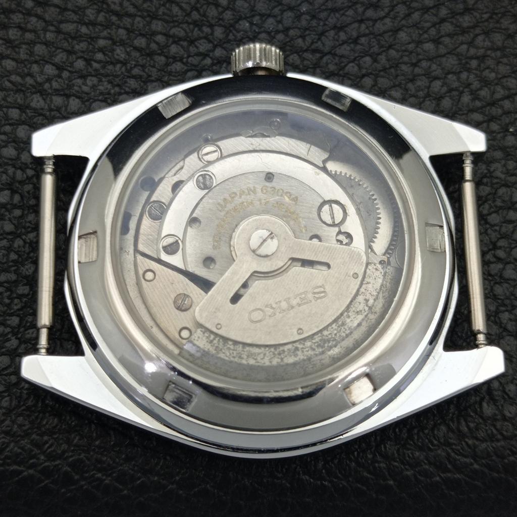 AUTOMATIC VINTAGE REFURBISHED SEIKO 5 6309A JAPAN MENS BLACK WATCH a441266-4 Sk-a441266