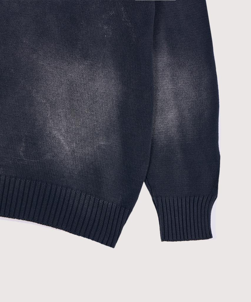 AT THE MOMENT Vintage Brushed Cotton Knit_Black