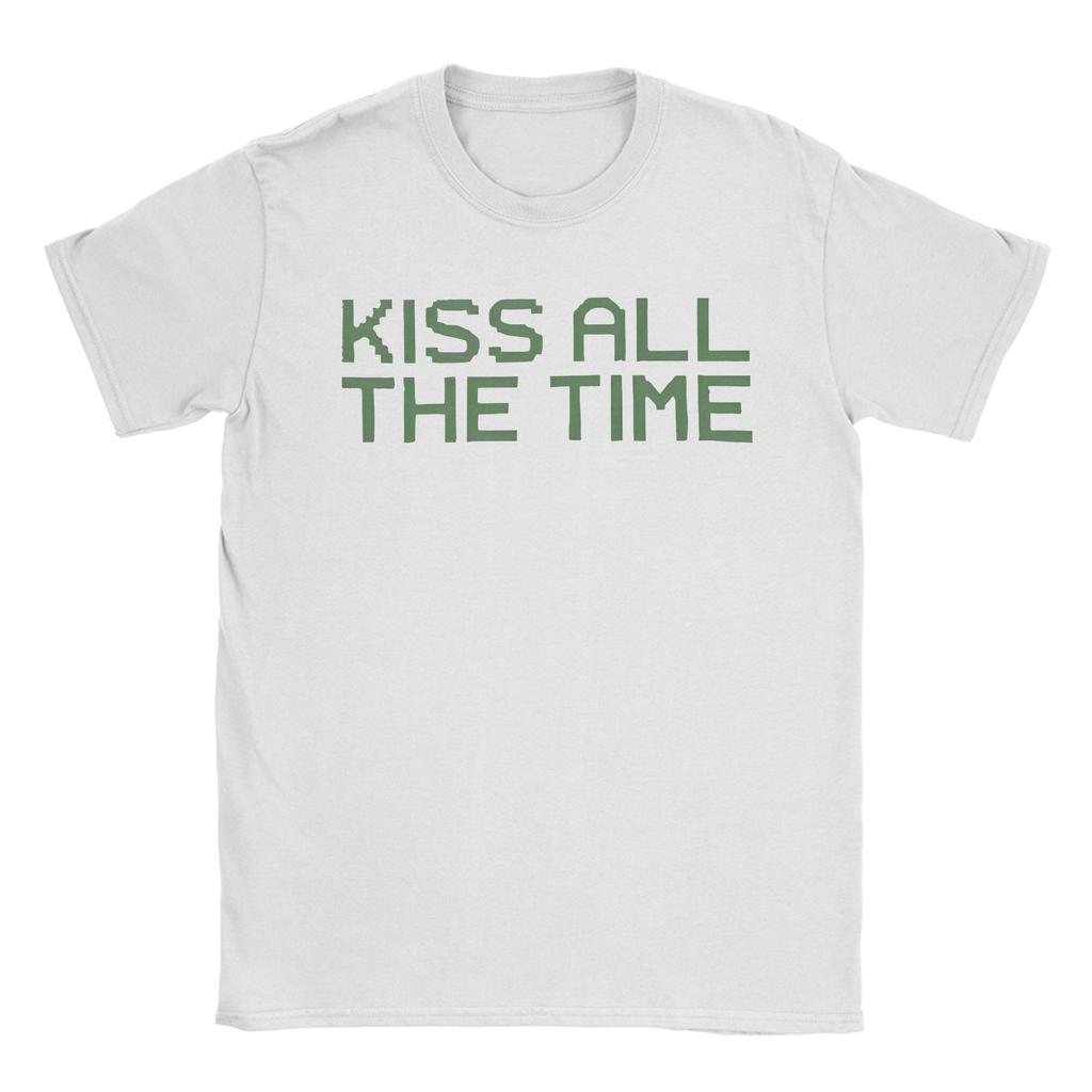 Unisex Unisex Kiss All The Time Disco T Shirts Harrys Music Styles 100 Cotton Clothes Vintage Short Sleeve Tees Gift Idea TShirts