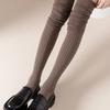 1/3/5Pairs Knee High Socks Thin Long Stacked Socks Women's High Solid Colour Patchwork Socks High Elasticity Stockings
