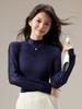 2025 Autumn Women's Slim Lace Modal Long Sleeve Base Layer Tee