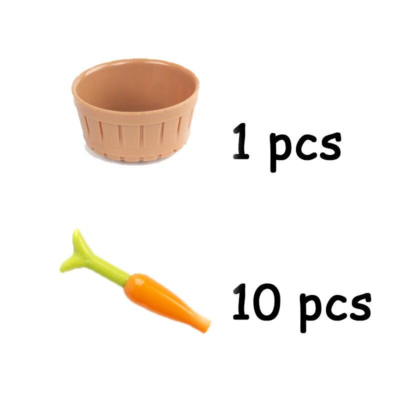 

Городские аксессуары, строительные блоки, овощная еда, фрукты, морковь, яблоко, банан, модельные блоки MOC, фигурки друзей, кирпичи, игрушки 1 оранжевый