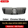 Front Mask Grille Bumper Grill Hood Mesh Modification For Mercedes Benz ML W164 2005-2011 GT Diamond Style Tuning Accessories