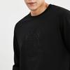 Septwolves Men's Embroidered Wolf Head Round Neck Sweatshirt