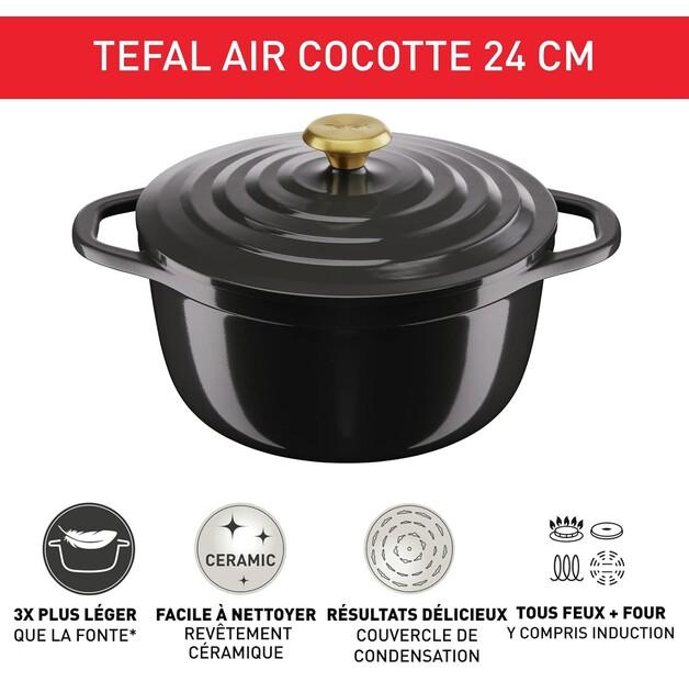 Frying Pan Tefal E25546 Air Pot 24 Cm