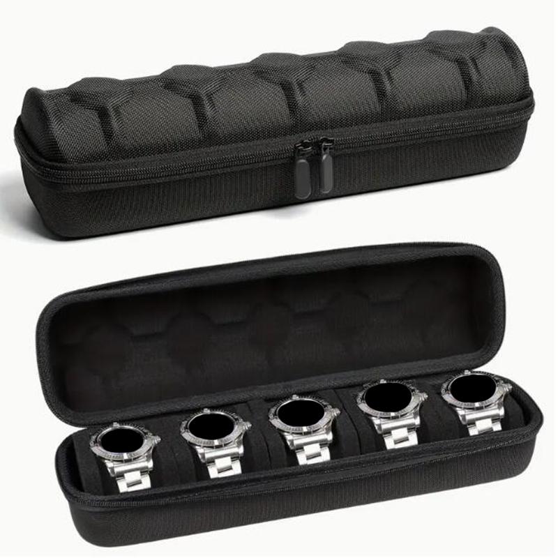 Portable Watch Storage Box Water Proof Unique Zipper Travel Carrying Case EVA Storage Bag For Smartwatch Wristwatch Box