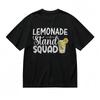 Women's Comfy Breathable Classic T-Shirt LEMONADE STAND SQUAD Printed Tee