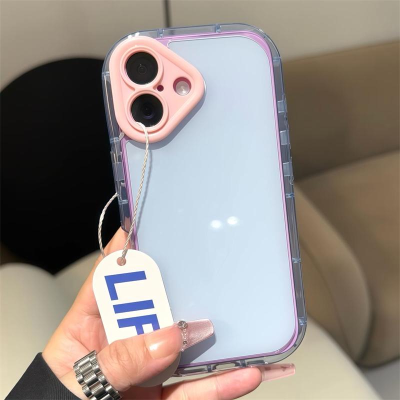 

Чехол Candy Hit Color для защиты камеры iPhone 16 15 14 13 12 11 Pro Max Plus, мягкий силиконовый, с подушкой безопасности, ударопрочный For iPhone 12