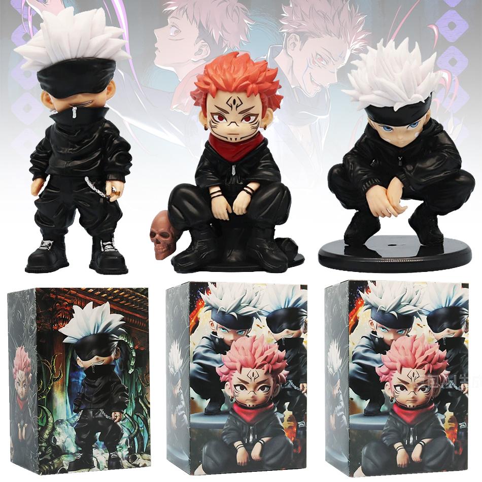 3 Stiler 15 cm Jujutsu Kaisen Anime Figur Satoru Gojo Action Figur Herre over Forbannelsen Sukuna Figur Samling Modell Dukke Leker