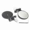 Motorcycle Rearview Mirrors 1 Pair Aluminum Frame and Glass Mirrors for 7/8 Inch Handlebars Multi Angle Adjustable
