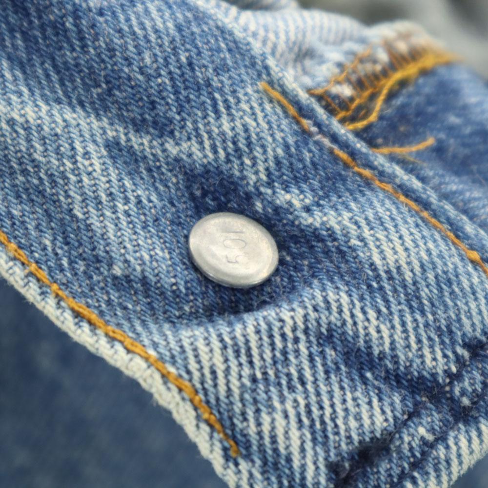 Levi's 80s 501 Vintage Straight Denim Pants W32 Jeans Button Fly Men's Used