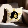 Tv Girl Pillow Case Sofa Living Room Bedroom Headboard Backrest Cushion Square Cushion Nap Time