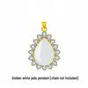 Yi Hua Petal Green Jade & Chalcedony Pendant Clavicle Necklace