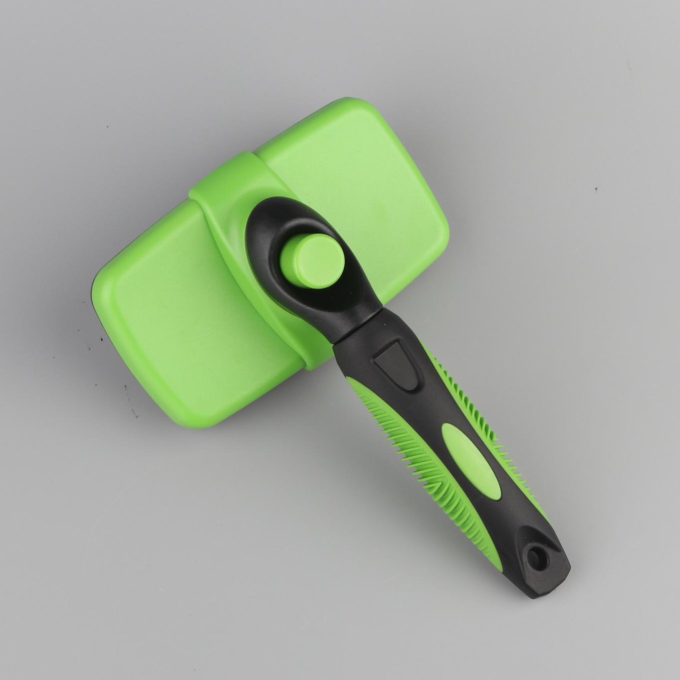 Pet Grooming Tool self cleaning Shedding Comb Pet Hair Removal Brush