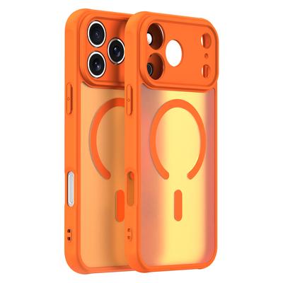 For For Iphone 17 Air Classic Skin Feel Matte Translucent Protect Case for For Iphone 17 Pro Max Shockproof Magnetic Charge Cover