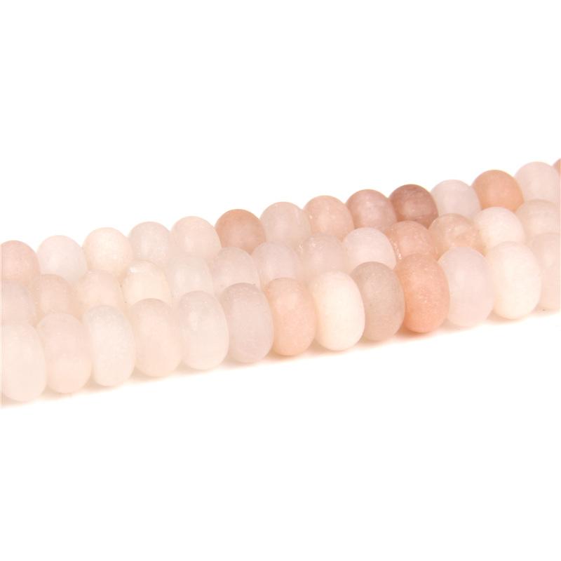 4X6/5X8MM Natural Crystal Stone Abacus Beads Loose Rondelle Spacers Bead Charm For Jewelry Making Bracelet Accessories Finding