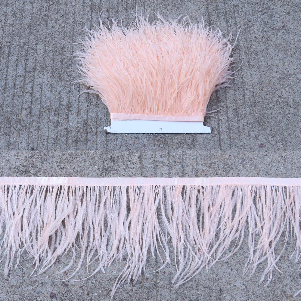 Thickened Encryption Ostrich Hair Cloth Edge 10-15Cm Feather Clothing Skirt Accessories