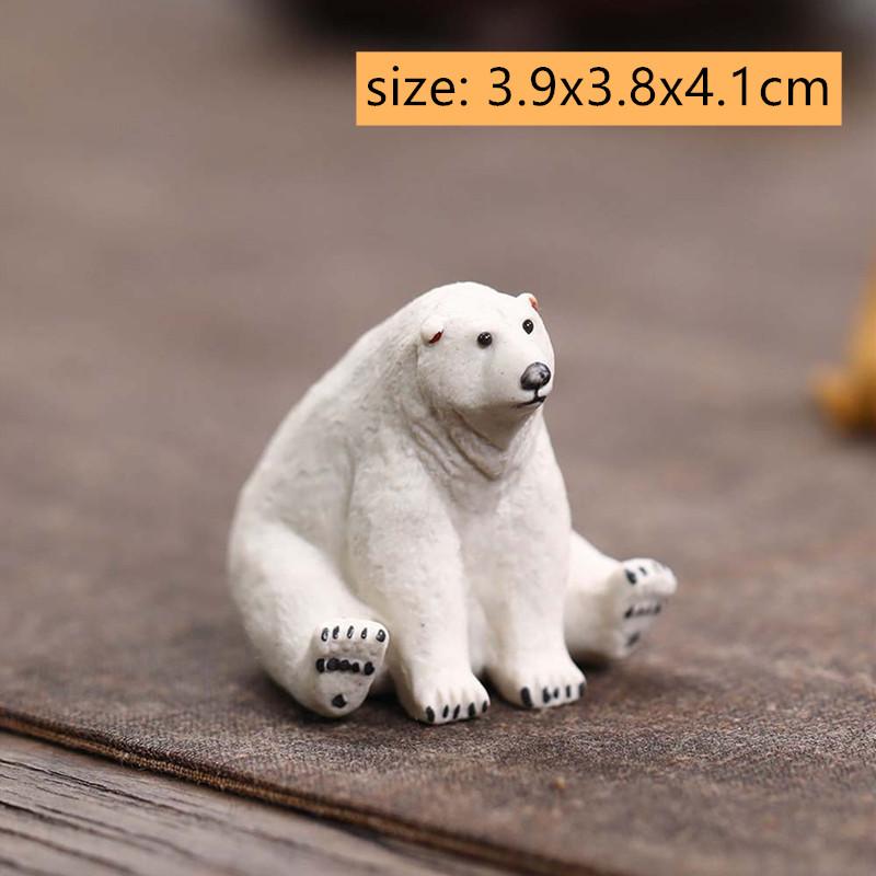 Chinese Yixing Lion Purple Clay Tea Pet Handmade Sculpture Crafts Crocodile Statue Tea Figurine Ornaments Tea Set Accessories