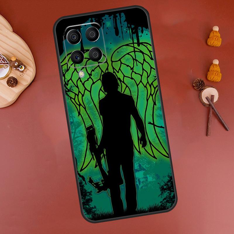 Daryl Dixon Wings Zombie Case For Samsung Galaxy M35 M55 M15 M32 M16 M36 M56 M54 M23 M20 M52 M34 M14 M11 M31 M13 M53