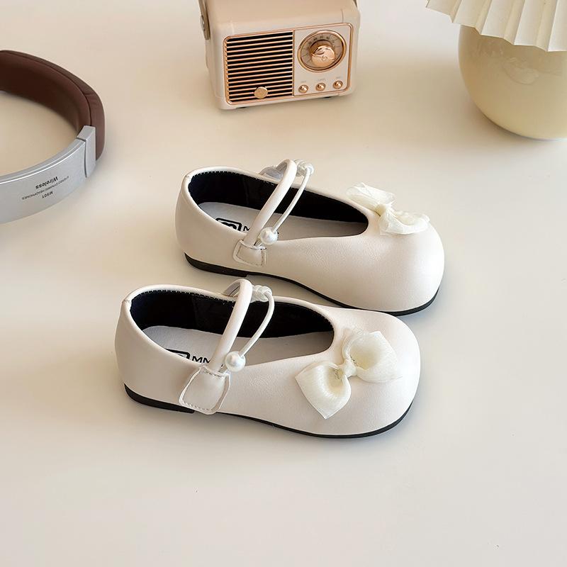 

Модная детская обувь Весна Новая Детская кожаная обувь Мягкая подошва Детская повседневная обувь Противоскользящая Детская обувь Простая кожаная обувь для девочки 21insole14cm бежевый