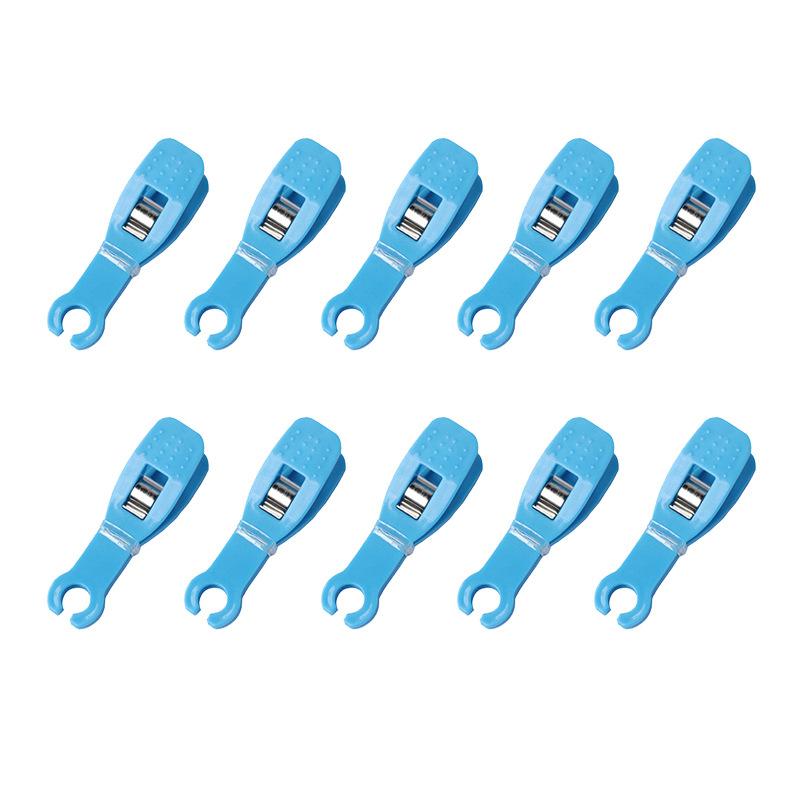 10pcs Acrylic Piercing Tool Kit - Professional Round & Triangle Opening Clamps with Disposable Hemostat for Safe Body Piercing and Tattoo Supplies