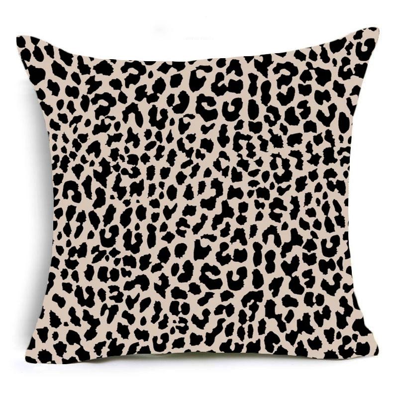 Animal Print Leopard Print Pillow Case Pillow Home Sofa Pillow Cushion Cover Hotel Seat Wall