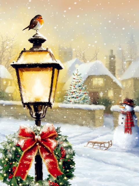 New Diamont Embroidery Snowman Scenery Diamond Painting Animal Bird Full Square Round Christmas Mosaic Diy Snowflake Home Decor