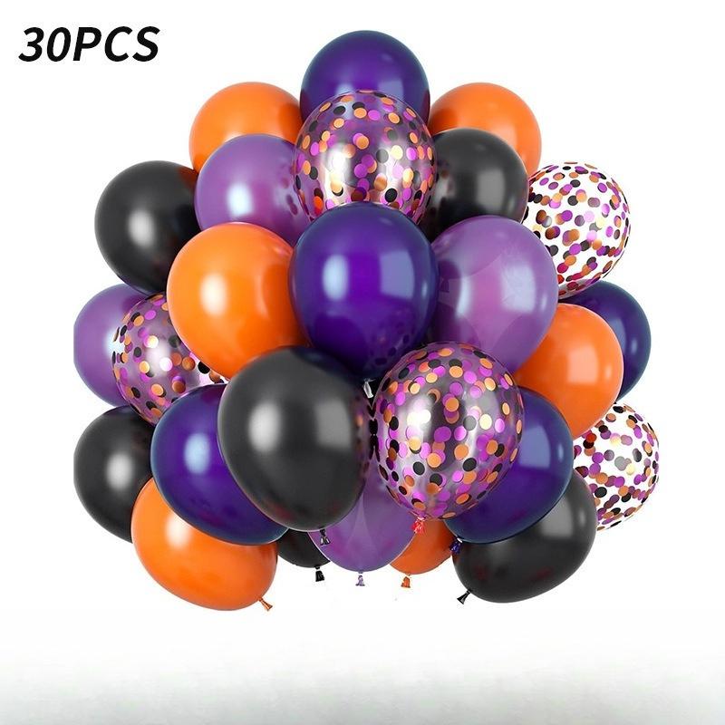 30pcs Latex Decorative Balloons, for Birthday Party Wedding Decoration ,Sequin Confetti Balloons