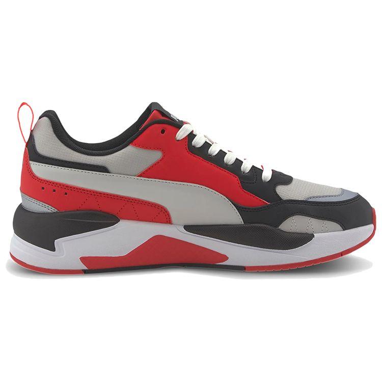 Puma X-Ray 2 Square Pack Fabric Synthetic Leather Round Toe Lace-Up Shock Absorbing Wear-Resistant Low-Top Casual Shoes Unisex Sneaker 374121-01