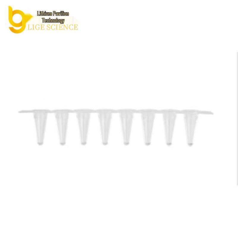 Axygen 0.1ml 8-Strip PCR Tubes with Flat Caps