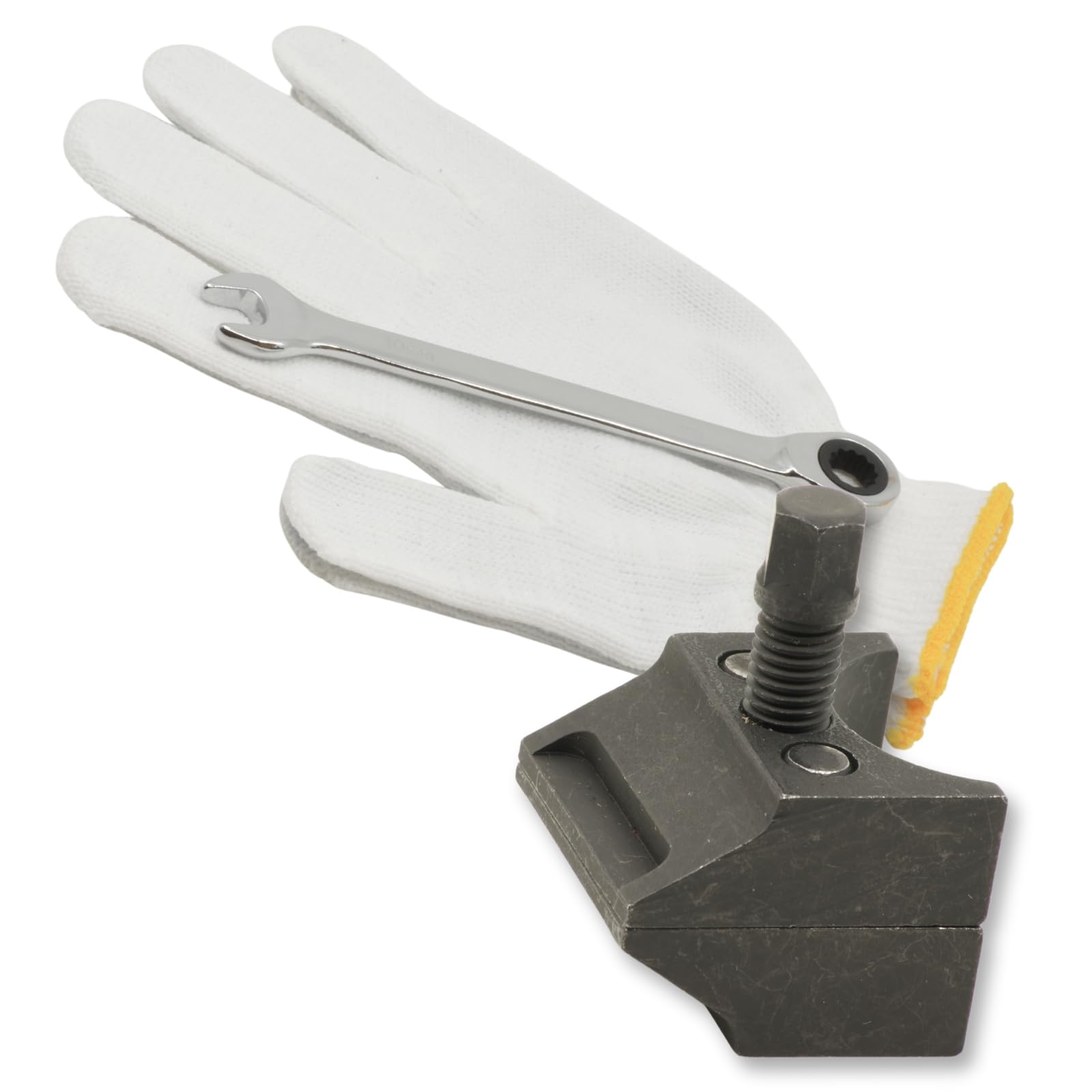 

UMikke Steering Knuckle Slit Spreader Suspension Strut Removable Separation Universal Double End Design with Work Gloves and Wrench Body + gloves +