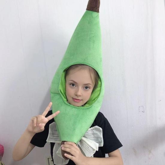 Foto clona Jasné barevné tvar ovoce jídlo Měkká plyšová pokrývka hlavy Otvor pro obličej Kostým internetové celebrity Párty rekvizita