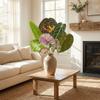 Lifelike Artificial Calla Leaves Green Plants Artificial Arrowroot Leaf  Home Decor